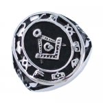 Stainless steel jewelry ring Master Mason masonic ring SWR0015