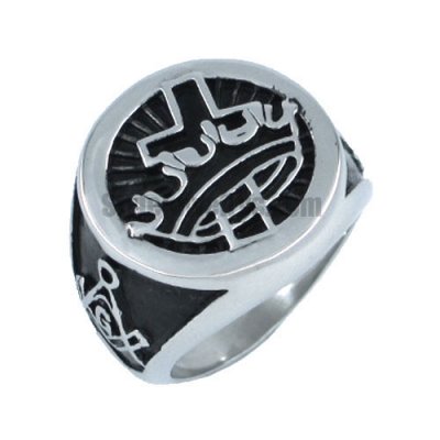 Stainless steel jewelry ring Master Mason masonic ring SWR0021