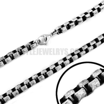Stainless Steel Jewelry Chain 61cm Length Chain Necklace W/Lobster Thickness 7mm ch360300