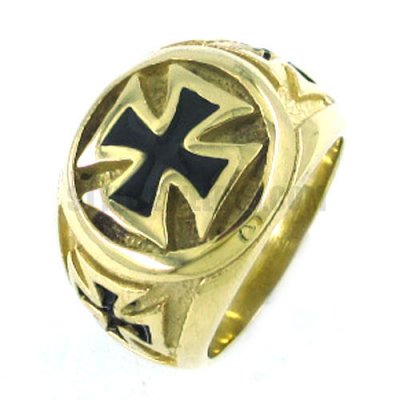 Stainless steel jewelry ring cross ring SWR0139