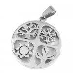Stainless Steel The Four Seasons Pendant SWP0317