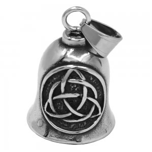 Norse Viking Bell Pendant Necklace Stainless Steel Jewelry Celtic Knot Jewelry Pendant Biker Pendant SWP0703