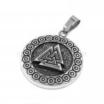 Norse Vikings Rune Amulet Pendant Odin's Symbol Pendant Stainless Steel Jewelry Celtic Knot Pendant SWP0499