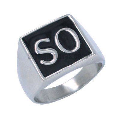 Stainless steel jewelry ring, biker ring SWR0001
