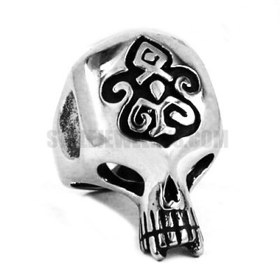 Stainless Steel Skull Ring SWR0454
