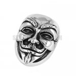 Stainless Steel Pendant V For Vendetta V Mask Mens Pendant Biker Skull Fashion Jewelry SWP0422