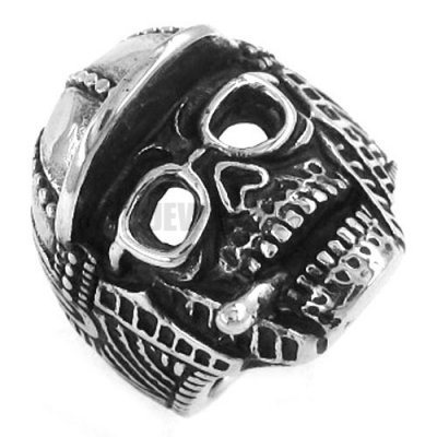 Stainless Steel Ring, Gothic Biker Skull Ring men Ring SWR0223