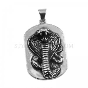Stainless Steel Cobra Pendant Animal Jewelry Pendant SWP0615