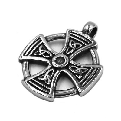 Celtic Knot Cross Pendant Stainless Steel Cross Penant SWP0459