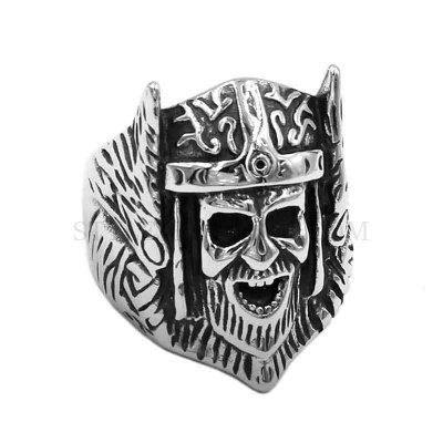 Celtics Ring Stainless Steel Jewelry Vintage Skull Jewelry Ring Biker Ring SWR0899