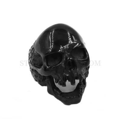 Vintage Gothic Skull Ring Stainless Steel Jewelry Skull Biker Ring Men Ring Wholesale SWR0883