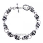 Stainless steel jewelry bracelet skull link bracelet SJB380009