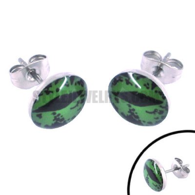 Stainless steel jewelry eye earring SJE370056