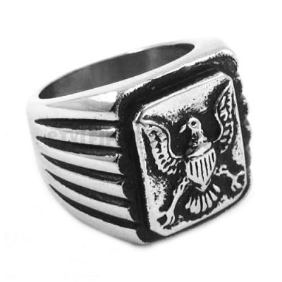 Stainless Steel Freemason Masonic Ring SWR0318