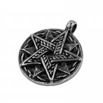 Circular Celtic Knot Pendant Stainless Steel Jewelry Star Shape SWP0464