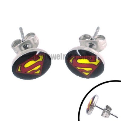 Stainless steel jewelry earring SJE370016
