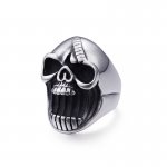 Stainless Steel Jewelry Skull Ring Vintage Biker Skull Jewelry Ring Fashion Ring SWR1005