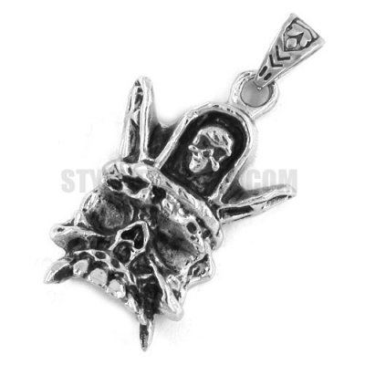 Stainless steel pendant skull pendant SWP0227