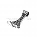 Viking Axe Pendant Stainless Steel Jewelry Pendant Celtic Knot Pendant Biker Pendant SWP0555