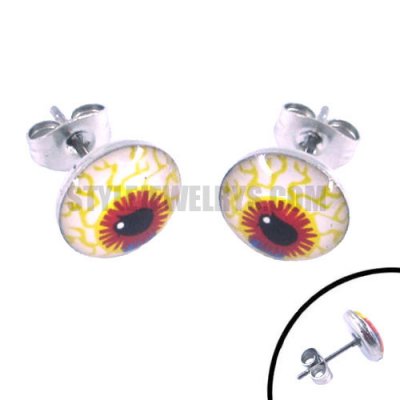 Stainless steel jewelry eye earring SJE370057