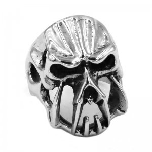 Vintage Gothic Skull Ring Biker Skull Ring Men Ring Stainless Steel Jewelry Skull Men Ring Wholesale SWR0822