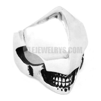 Stainless Steel Alien Mask Ring SWR0397