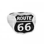 Route 66 Ring Mother Road USA Highway Ring Stainless Steel Route 66 Ring SWR0641