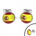 Stainless steel earring world cup earring & Spain symbol earring SJE370091