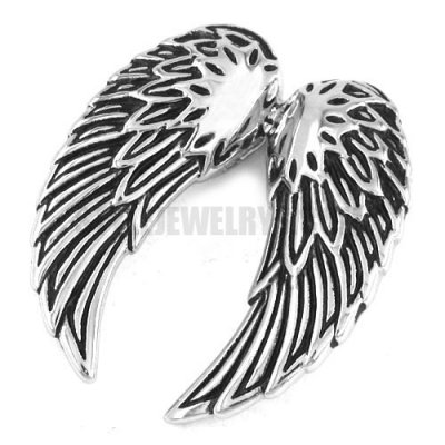 Stainless steel pendant double wings pendant SWP0175
