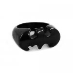 Stainless Steel Black Ring SWR0533