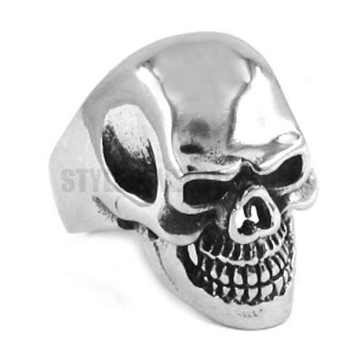 Stainless Steel Gothic Skull Ring SWR0265