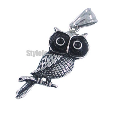 owl stainless steel pendant SWP0057
