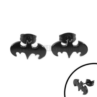 Stainless Steel Black Earring SJE370140