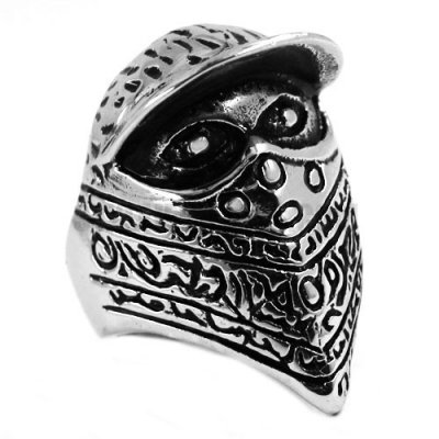 Masked Head Stainless Steel Ring SWR0420