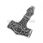 Norse Viking Axe Biker Pendant Thor Hammer Pendant Stainless Steel Jewelry Celtic Knot Motor Biker Men Pendant Wholesale SWP0408