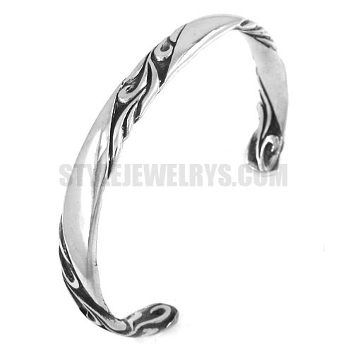 Stainless steel bangle Women cuff bracelet SJB0160 - Click Image to Close