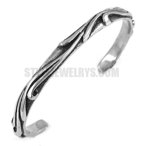 Stainless steel bangle Women cuff bracelet SJB0161 - Click Image to Close