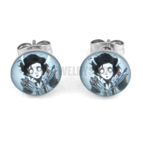 Stainless steel jewelry earring SJE370070 - Click Image to Close