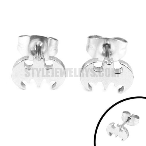 Stainless Steel Silver Earring SJE370138 - Click Image to Close