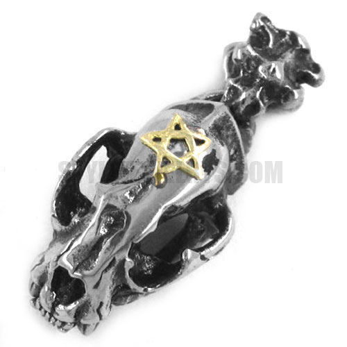Stainless steel jewelry pendant skull pendant SWP0109 - Click Image to Close