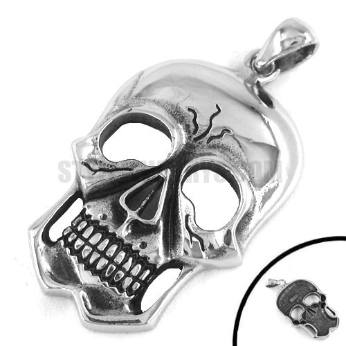 Stainless steel jewelry pendant skull mask pendant SWP0116 - Click Image to Close