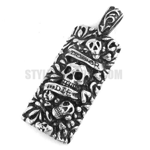 Stainless steel jewelry pendant skull pendant SWP0143 - Click Image to Close