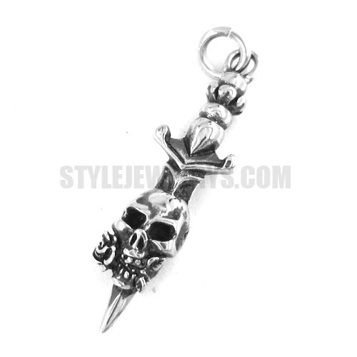 Stainless steel jewelry pendant skull pendant SWP0147 - Click Image to Close