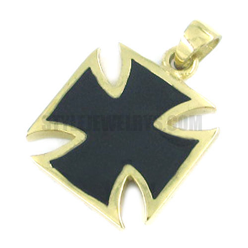 Stainless steel jewelry pendant gold cross pendant SWP0153 - Click Image to Close