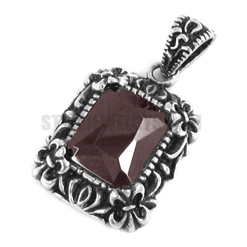 Stainless steel jewelry pendant with stone pendant SWP0172 - Click Image to Close