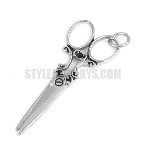 Stainless Steel Scissors Pendant SWP0265 - Click Image to Close