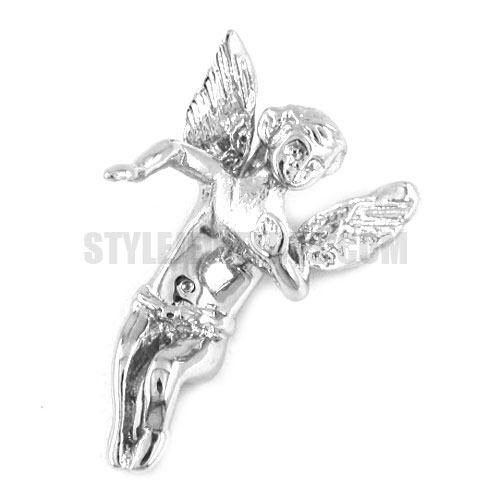 Stainless Steel Angel Pendant SWP0294 - Click Image to Close