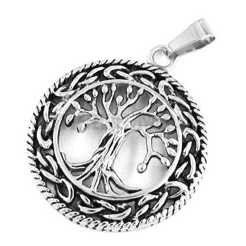 Stainless Steel The Tree Of Life Pendant SWP0330 - Click Image to Close