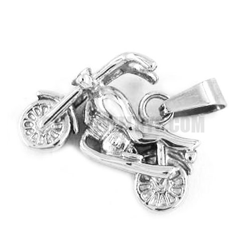 Stainless Steel Motor Biker Pendant SWP0339 - Click Image to Close