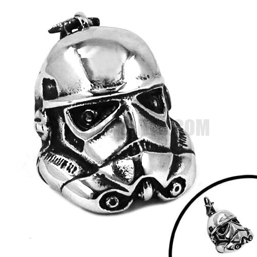 Stainless Steel Storm Trooper Pendant SWP0353 - Click Image to Close